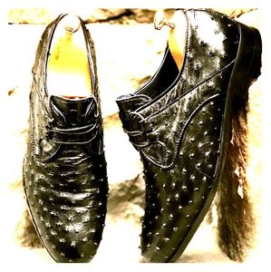 😍Ostrich leather shoes😍
